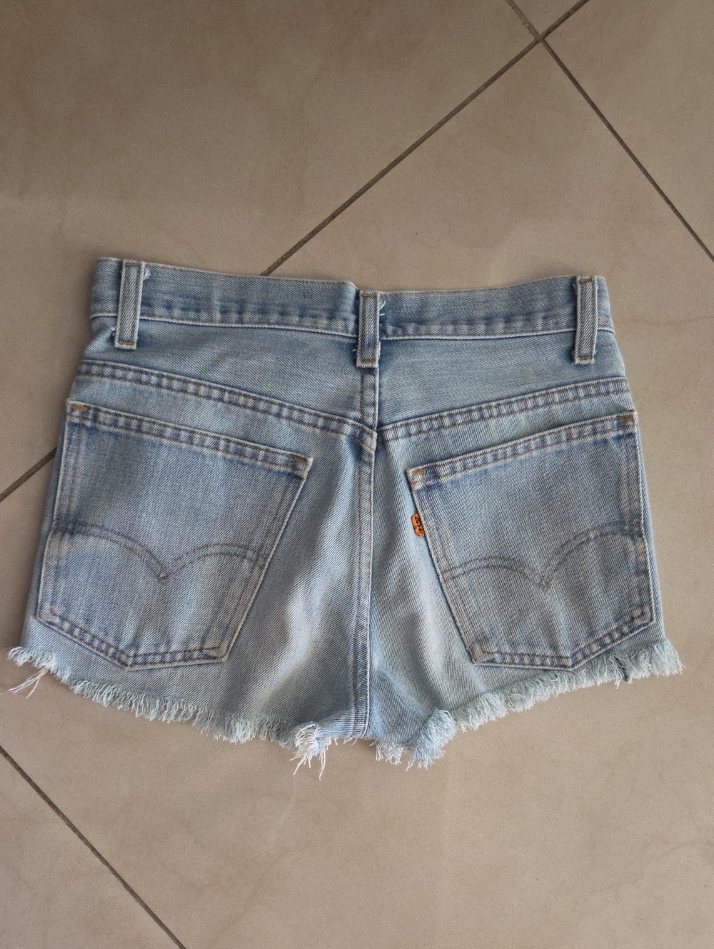 Levi’s Vintage Orange Tab Cutoff Shorts 1970's